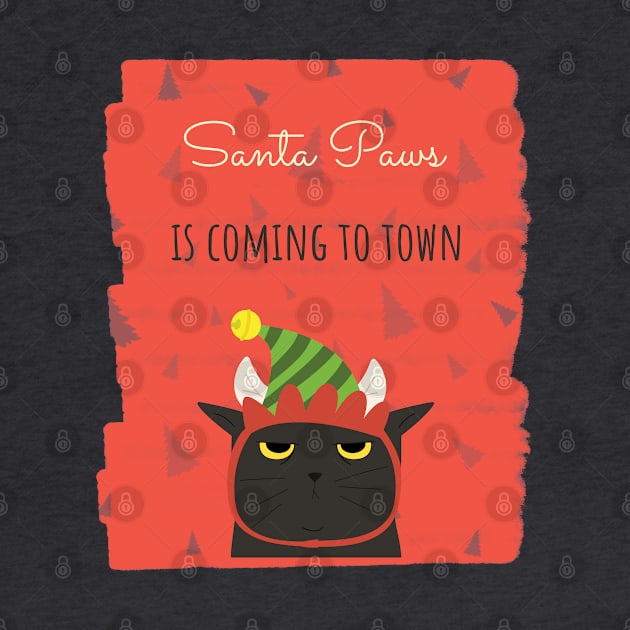 Santa paws is coming to town by ArtsyStone